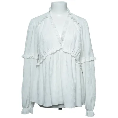 Blouse (Wit) van NA-KD Elastaan, Polyester