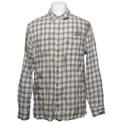 Flannel shirt (Beige, Black) from Topman Cotton