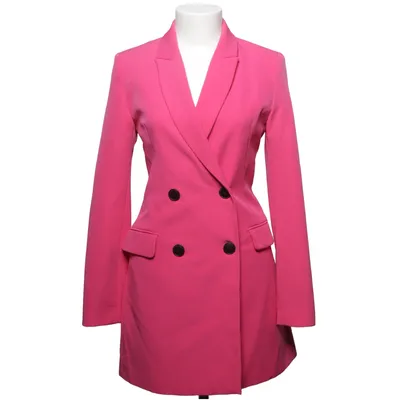 Frakke (Pink) fra Stradivarius Elastan, Polyester