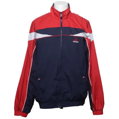 Träningsjacka (Blå, Röd, Vit) från Adidas Polyester