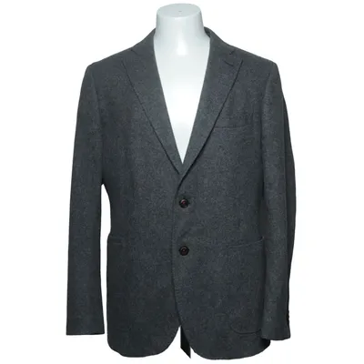 Blazer (Gris) de El Ganso Polyester, Viscose
