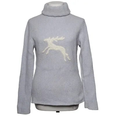 Turtleneck (Gray, White) from Schumacher Merino wool, Polyamide