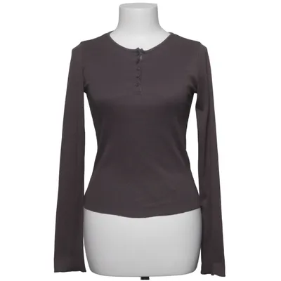Henley T-shirt (Grå) fra Dazy Elastan, Polyester