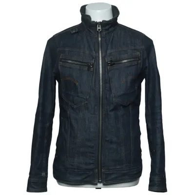 Denimjakke (Blå) fra G-Star Raw Bomuld, Elastan, Læder