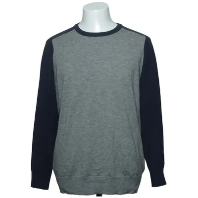 Trui (Blauw, Grijs) van Wolsey Merinowol