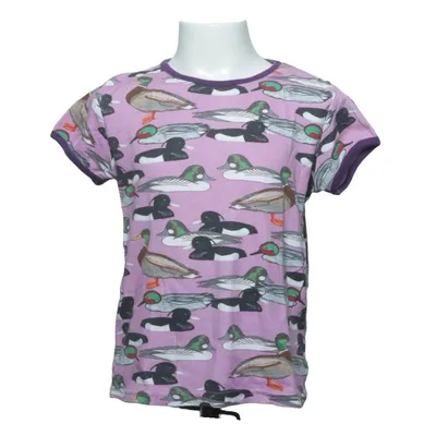 T-shirt (Lila, Flerfärgad) från Duns Sweden Ekologisk bomull