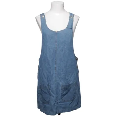 Hängselklänning (Blå) från R Fashion Bomull