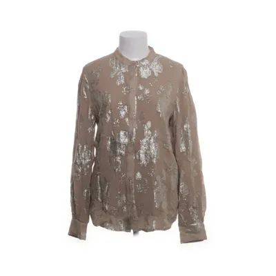 Blus (Grå, Guldfärgad) från Bruuns Bazaar Metallfiber, Viskos