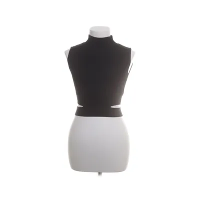Topp (Svart) från Zara Knit Nylon, Viskos