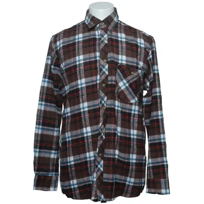 Flannel shirt (Brown, Multicolored) from Woodstock Cotton, Polyester