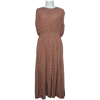 Jurk (Bruin) van Uniqlo Polyester