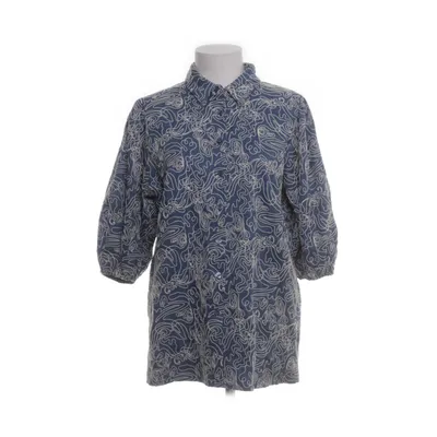 Kortärmad skjorta (Blå, Vit) från Sisters Point Bomull, Polyester