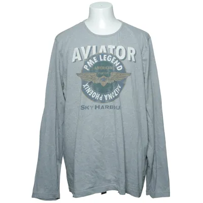 Long sleeve T-shirt (Gray) from PME Legend Cotton