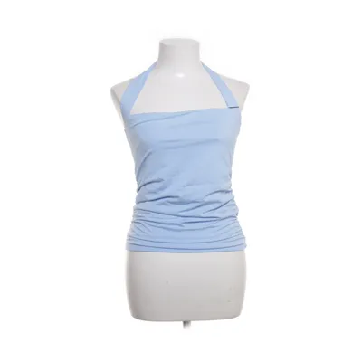 Halter neck top (Blue) from Abercrombie & Fitch Cotton, Elastane, Modal