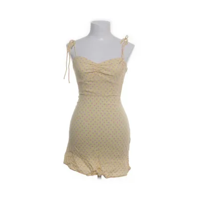 Klänning (Gul, Rosa) från Mango Polyester, Viskos