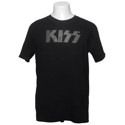 T-shirt (Zwart) van Kiss Gerecycled katoen, Gerecycled polyester