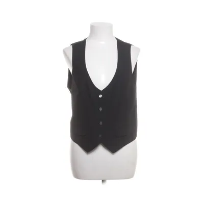 Suit vest (Black) from Jobeline Polyester, Wool
