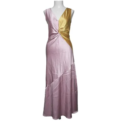 Aftonklänning (Rosa, Guldfärgad) från Pinko Acetat, Polyester