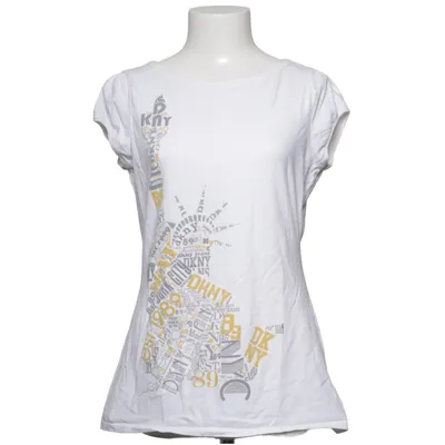 T-shirt (Blanc, Multicolore) de DKNY Jeans Coton, Élasthane
