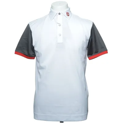 Polotrøje (Hvid, Grå, Rød) fra Footjoy Elastan, Polyester