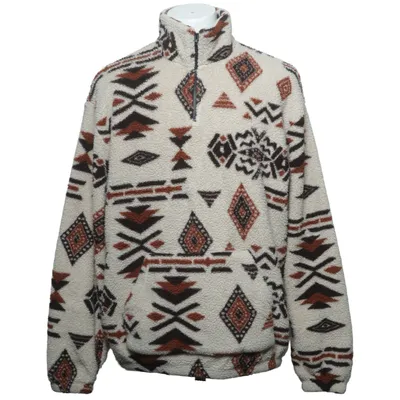 Fleecetrøje (Beige, Brun, Sort) fra Zaful Polyester