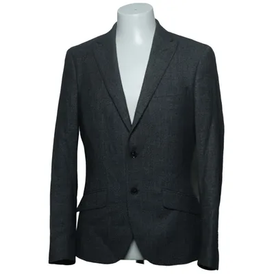 Blazer (Grijs) van Bertoni Polyamide, Wol