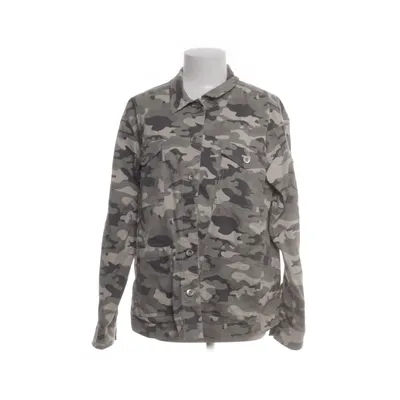 Overshirt (Groen, Meerkleurig) van Lindex Katoen, Elastaan