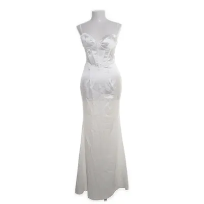 Brudklänning (Vit) från Boohoo Elastan, Polyester