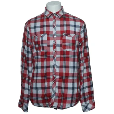 Chemise en flanelle (Rouge, Blanc, Bleu) de Marwin Coton