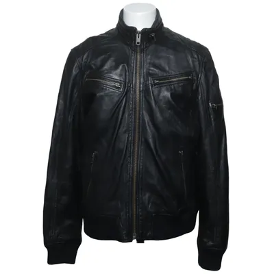 Veste en cuir (Noir) de Rockandblue Coton, Cuir, Polyester