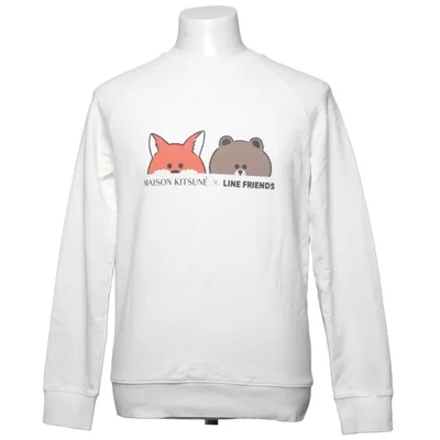 Sweatshirt (Weiß) von Maison Kitsuné Baumwolle