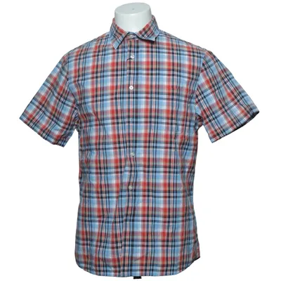 Chemise à manches courtes (Rouge, Bleu, Blanc) de RDWD Coton