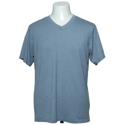 T-shirt (Blauw) van Take Off Katoen, Gerecycled polyester