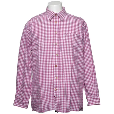 Chemise (Rose, Blanc) de Os Trachten Coton, Polyester