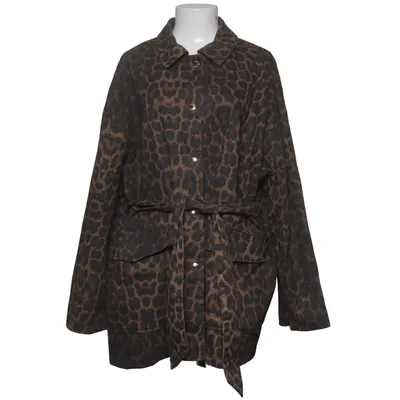 Jacka (Brun, Svart) från H&M Bomull, Polyester