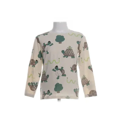 Långärmad t-shirt (Beige, Flerfärgad) från Lindex Kids Bomull