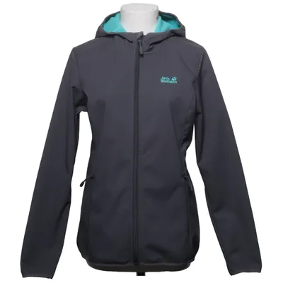 Softshelljacka (Grå, Turkos) från Jack Wolfskin Polyester
