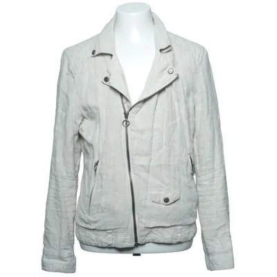 Bikerjakke (Beige) fra Zara Man Bomuld, Linned, Polyester