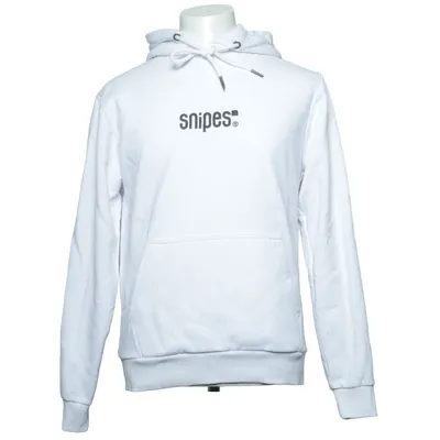 Sweat à capuche (Blanc) de Snipes Coton, Polyester