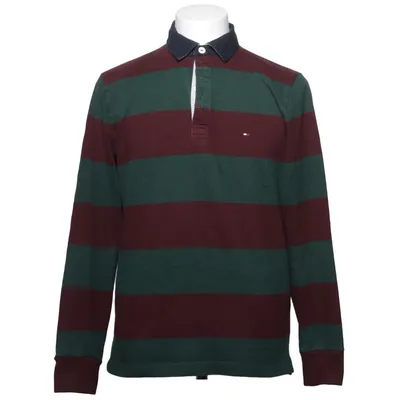 Rugbytröja (Grön, Brun) från Tommy Hilfiger Bomull