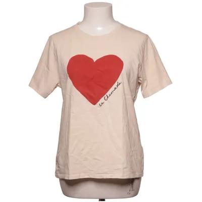 T-shirt (Beige, Rood) van Sézane Organisch katoen