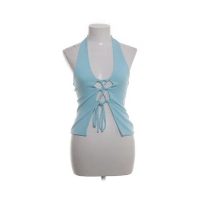 Haut dos-nu (Bleu) de NA-KD Élasthane, Viscose