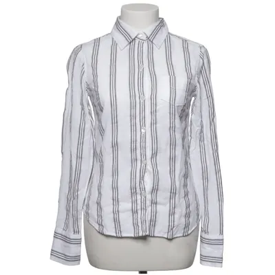 Shirt (White, Black) from Casual by Halens Cotton
