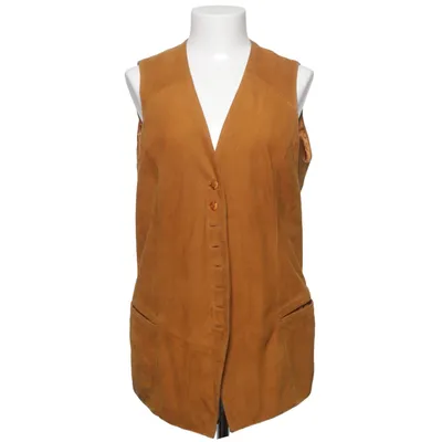 Leather vest (Brown) from Bikers Leather, Polyester