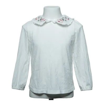 Blouse (Wit) van Lindex Kids Katoen, Elastaan