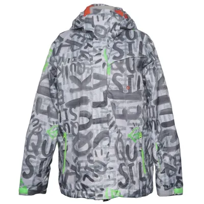 Ski-jas (Wit, Grijs, Meerkleurig) van Quiksilver Polyester