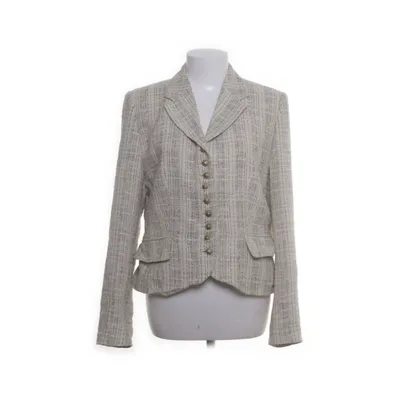 Blazer (Beige, Black, White) from Leon Linen, Cotton