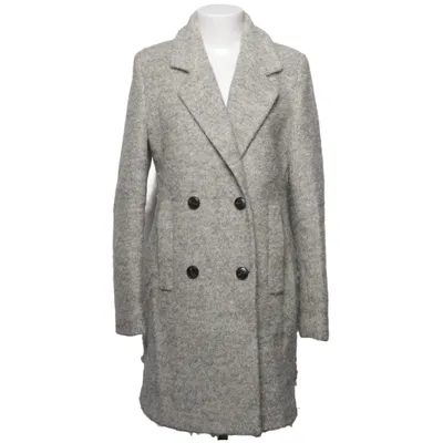 Frakke (Grå) fra Giacomo Polyester, Uld