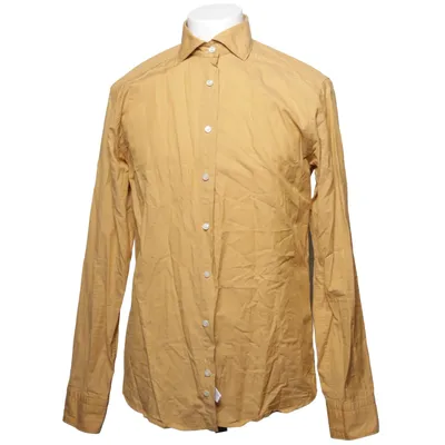 Shirt (Geel) van Eton Katoen, Zijde