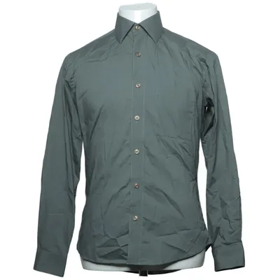 Shirt (Groen) van Pierre Cardin Katoen, Polyester